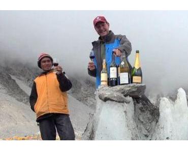 Weinverkostung am Everest