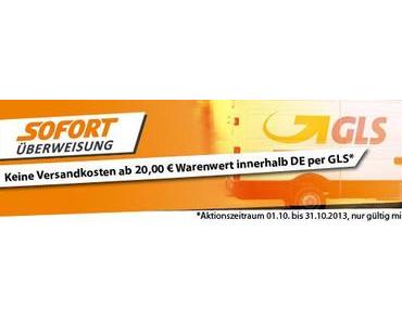 Versandkosten per GLS im Oktober*: DE = 0,00€; AT = 0,55€; LU = 3,00€; FR = 3,00€