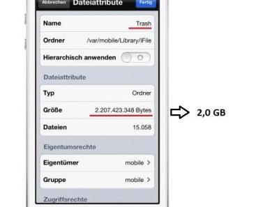 Tipp: iPhone Speicher freimachen – Jailbreak und iFile