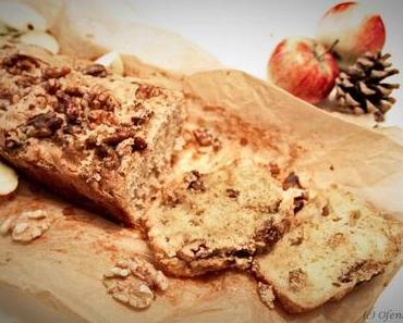Apfel-Walnusskuchen mit zarter Zimt-Knusperkruste  {locker, saftig, extrayummie}