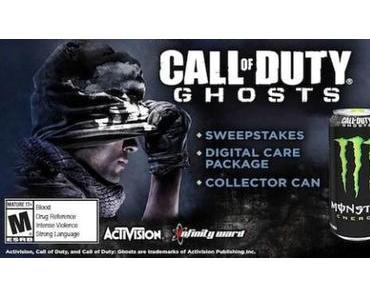 Call of Duty Ghosts: Exklusive Download-Codes auf Monster Energy Dosen