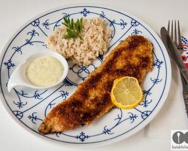 Lecker Fisch: Seelachsfilet in Panade