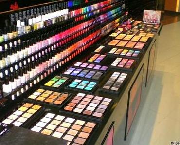 Inglot Haul mit Blick auf den Counter