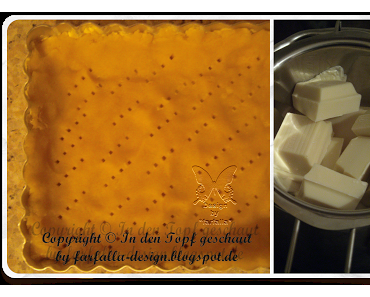 In den Topf geschaut * Weiße Schokoladentarte