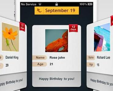 My Birthday Calendar  – Der Geburtstagserinnerer und Geburtstagskalender für Kontaktbücher