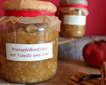 Bratapfelkonfitüre mit Zimt und Vanille