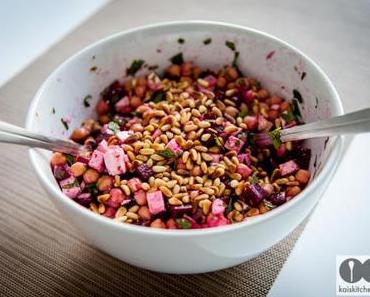 Rote Beete Salat mit Kichererbsen