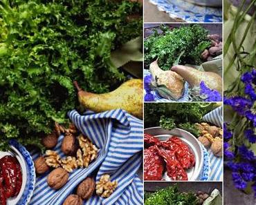 Frisee - Salat mit Birne und Walnuss...