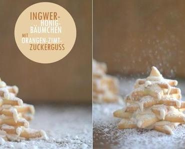 ✩Ingwer-Honig-Bäumchen mit Orangen-Zimt-Zuckerguss