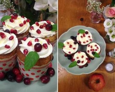 Winterliche Cranberry Cupcakes