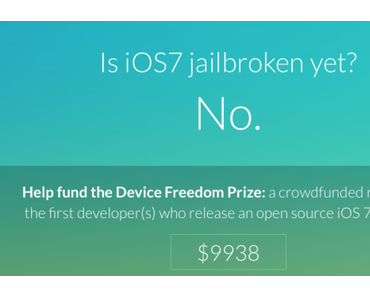iOS 7 – Spenden für den Jailbreak