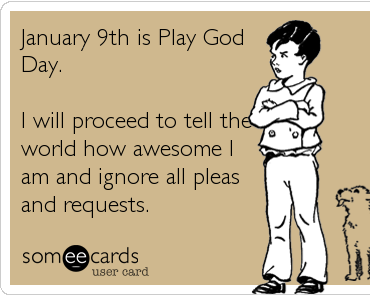 Play God Day