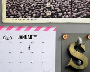 Offline Kalender Januar 2014 zum downloaden