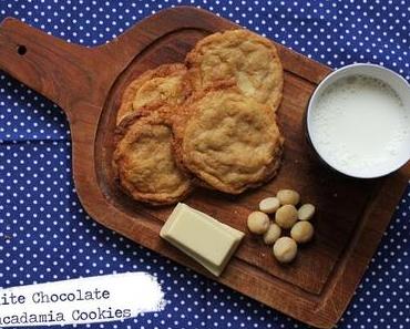 Rezept {White Chocolate Macademia Cookies}