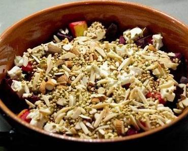 Rote Bete mit Mandel-Feta-Kruste