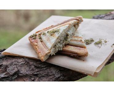 Käse-Huhn-Sandwiches mit Oregano