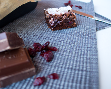 Chocolate Cranberry Brownies