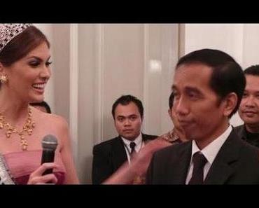 # JOKOWI Tersipu Malu Oleh Ajakan Miss Universe