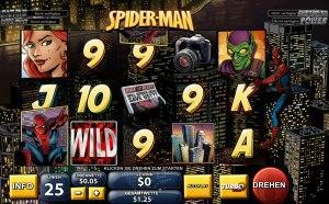 Der Spielautomat Spider-Man im Online Casino