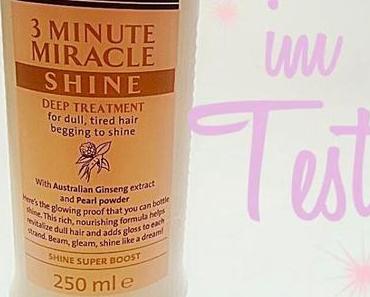 Review: Aussie - 3 Minute Miracle Shine Treatment / Intensivkur