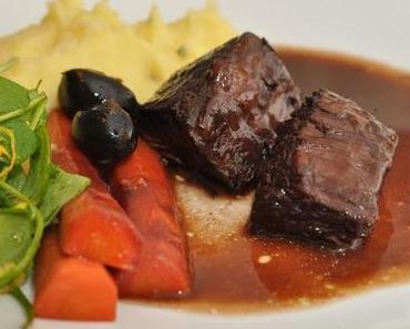 Short ribs - Gemüse - Rotwein