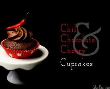 Chocolate, Chili & Cherry Cupcakes