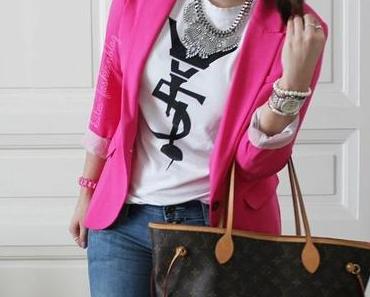 Outfit {pink Blazer}