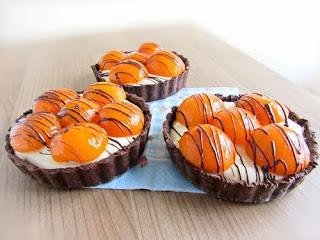 Cheesecake Tartelettes mit Aprikosen