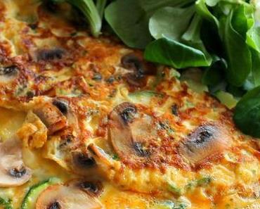 Champignon-Zucchini-Omlett