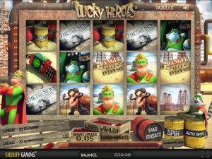 Den Geldspielautomat Lucky Heroes kostenlos spielen