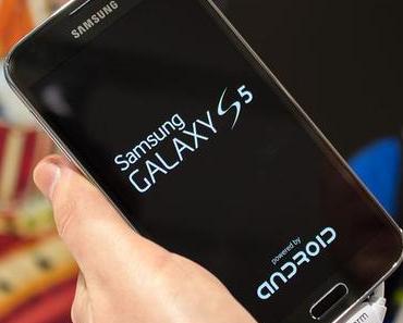 Samsung Galaxy S5 : Samsung zeigt das Android auf dem Gerät läuft