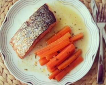 Lachsfilet unter Knusperhaut