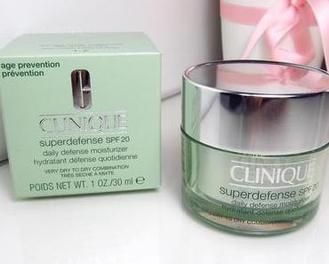 Clinique Superdefense daily defense moisturizer SPF 20 trockene/trockene Haut