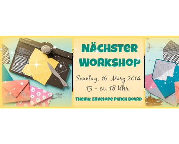 Wer hat noch Lust auf Workshop am Sonntag?