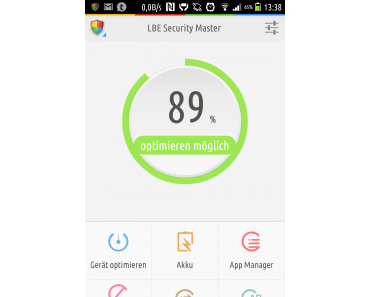 [Root] sichere sein Smartphone |LBE Security Master