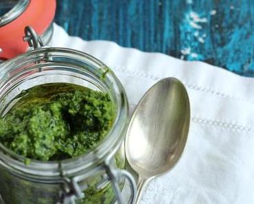 Selbstgemachtes Bärlauchpesto oder die Überraschung auf dem Sonntagsspaziergang