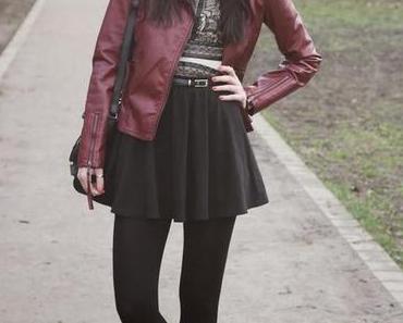 OOTD: Red Leather Jacket + Gewinnspiel