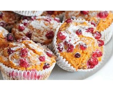 Ribisel Muffins glutenfrei, vegan & fructosearm