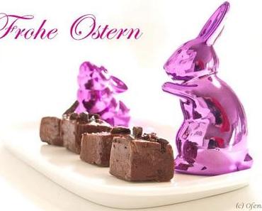 köstliche, leicht gesalzene Fudges für das Osternest