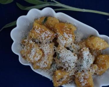 Gebratene Süßkartoffel-Gnocchi