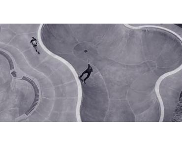 Drohnenaufnahmen von einem Skatepark