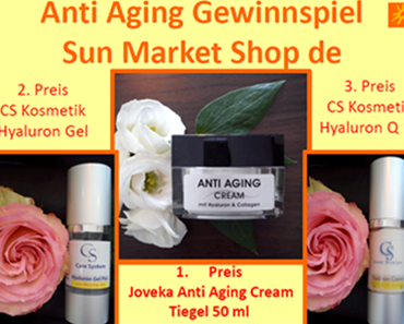 Super Anti Aging Gewinnspiel vom Sun Market Shop !