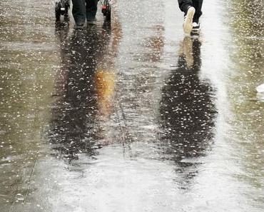 An einem Regentag in Île Saint Denis