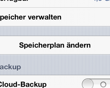 Tipps und Tricks: iCloud Backup für iPhone