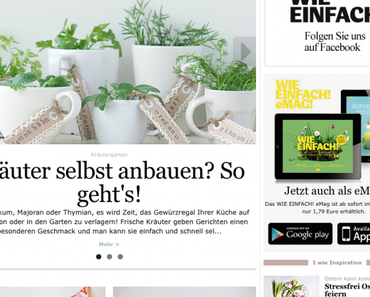 Wie einfach! Schöne Sachen, die das Leben einfach machen