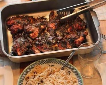 Mein 18 Menü aus Jamie Oliver 30 Minuten Kochbuch  diesmal das Jamaika - Hähnchen Menü