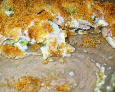 Hähnchen-Auflauf á la Cordon Bleu