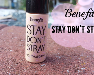 Auf der Suche nach der perfekten Lidschattenbase - Review: Benefit - Stay don't Stray