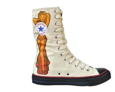 #Converse Schuhe All Star Chucks XHI 100249 Sailor Jerry Tatoo Motiv