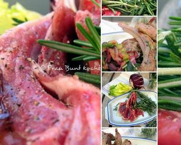 Lammkotlett auf Radicchio Gemüse...